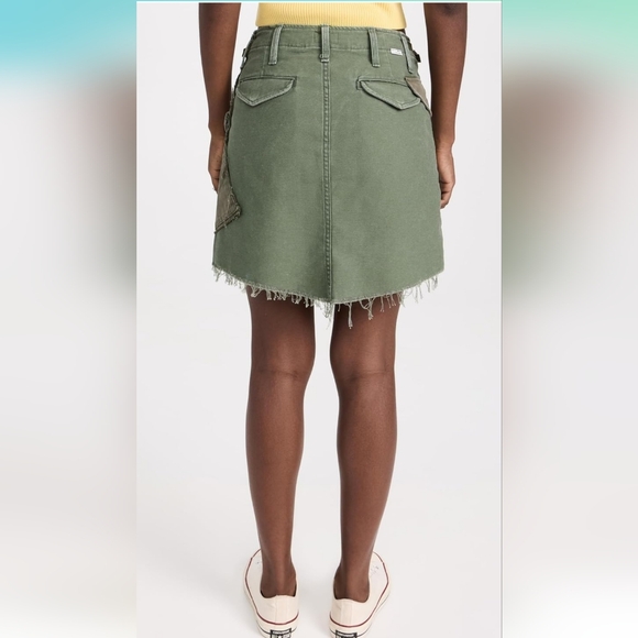 NWT MOTHER Women's The G.I. Jane Mini Skirt - Picture 3 of 7